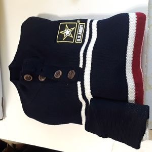 Men's Bradford Exchange Army Sweater Size XL Chest 50"